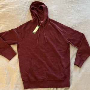 Alesbury Riverside Pullover Hoodie in Burgundy. Brand New, with Tags.